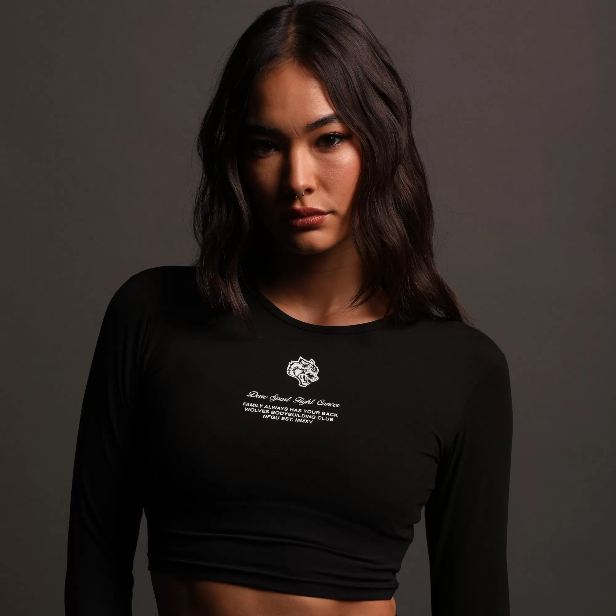 Sale Inner Strength L/S "Energy" Top In Black Women Tops