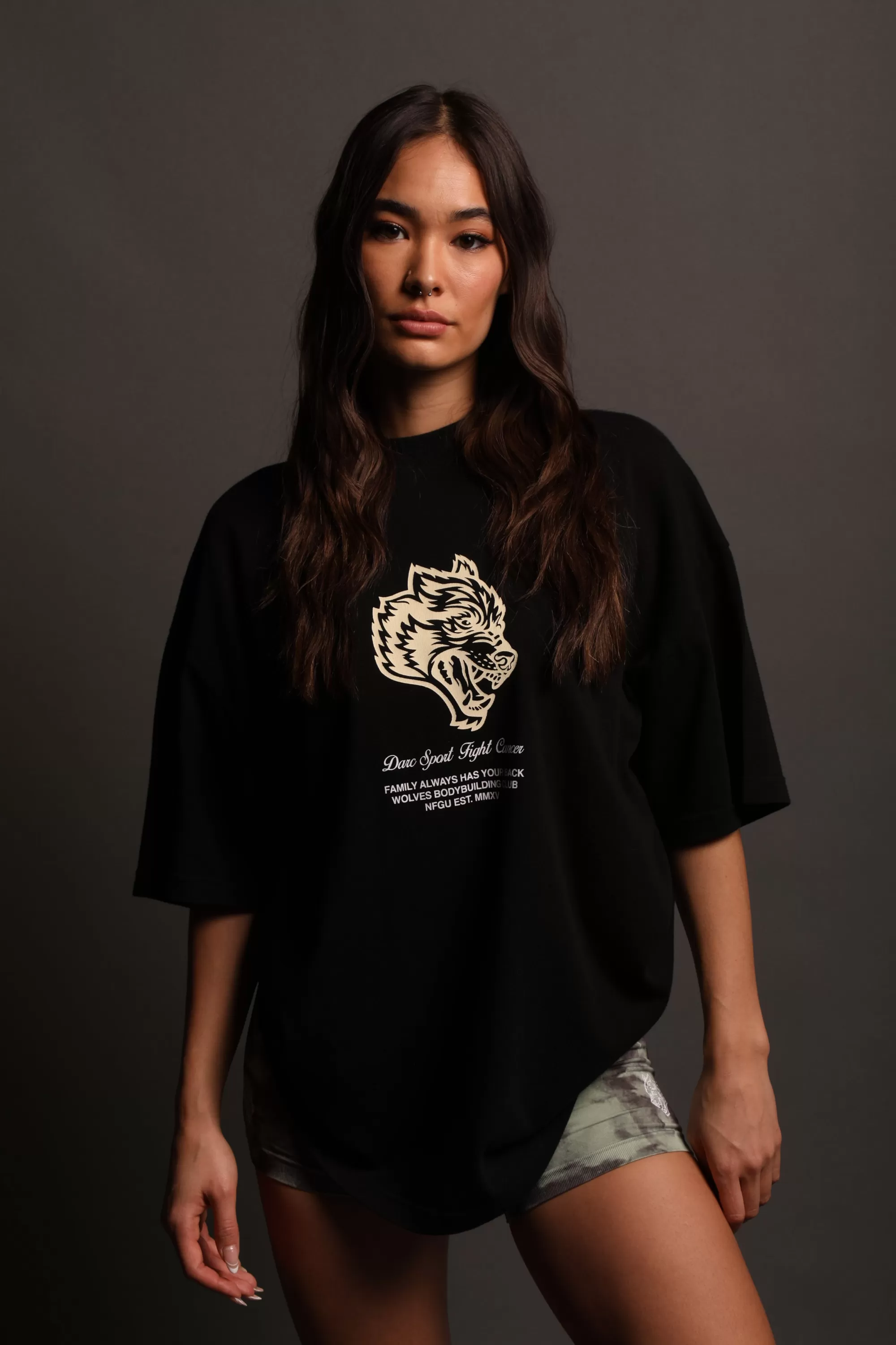 Sale Inner Strength "Premium" Oversized Unisex Tee In Black Women Tops
