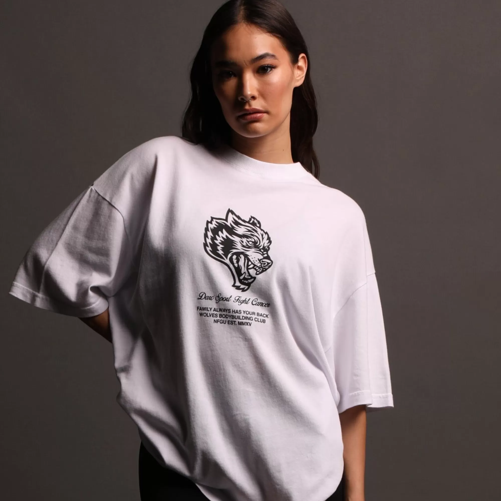 Flash Sale Inner Strength "Premium" Oversized Unisex Tee In White Men Premium/Oversized Tees