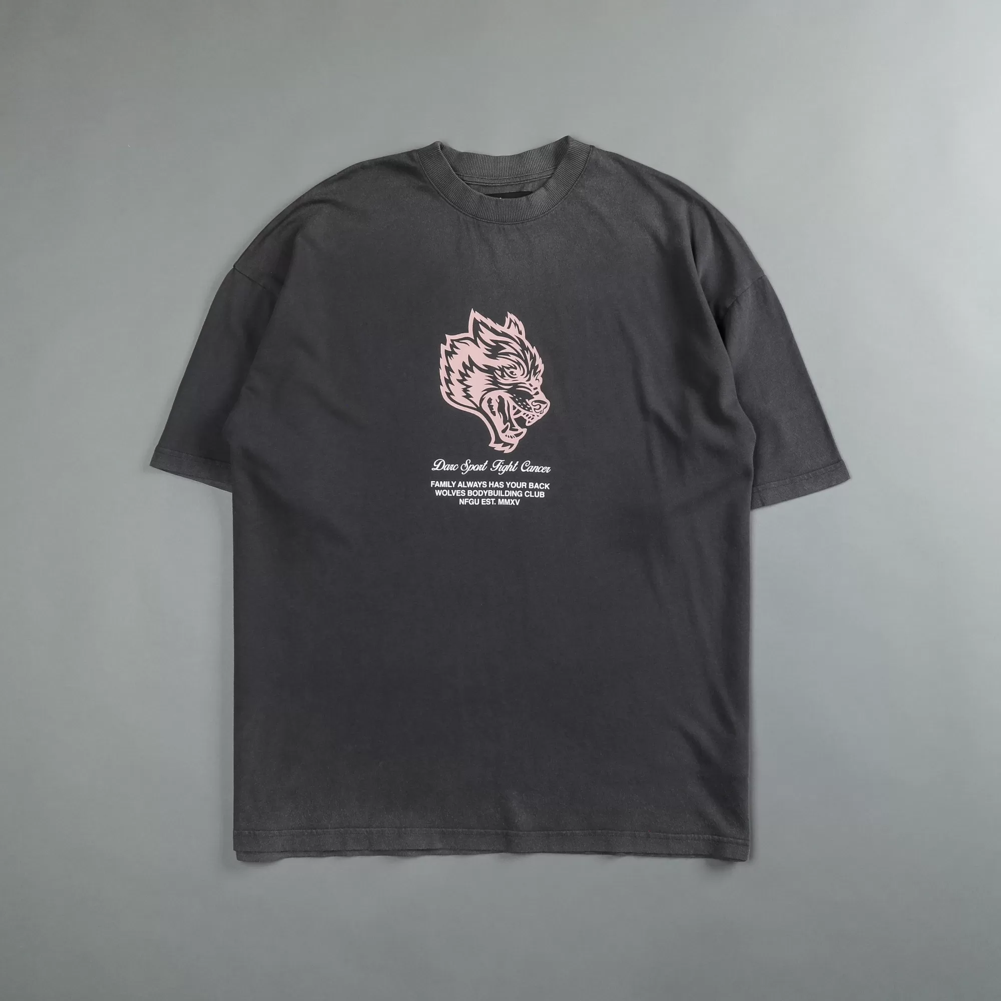 Cheap Inner Strength "Premium" Oversized Unisex Tee In Wolf Gray Men Premium/Oversized Tees