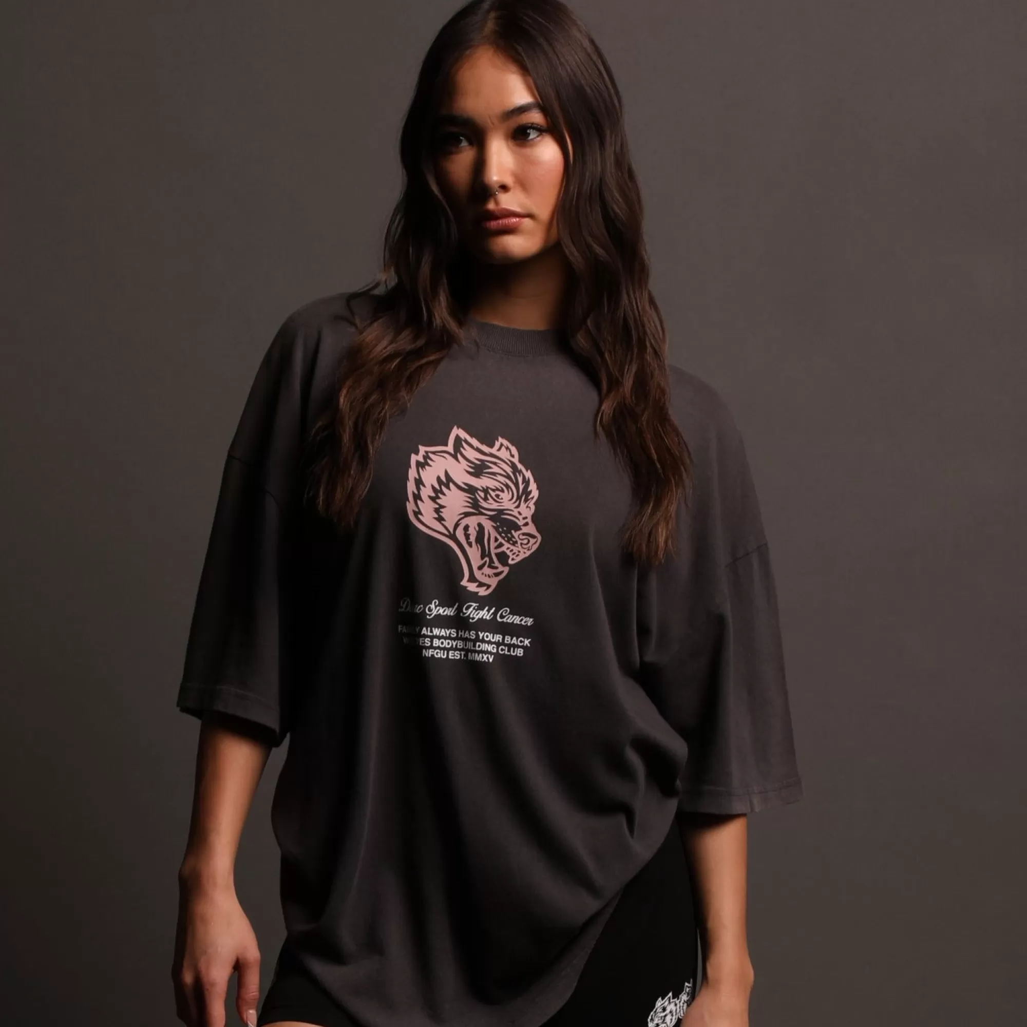 Cheap Inner Strength "Premium" Oversized Unisex Tee In Wolf Gray Men Premium/Oversized Tees