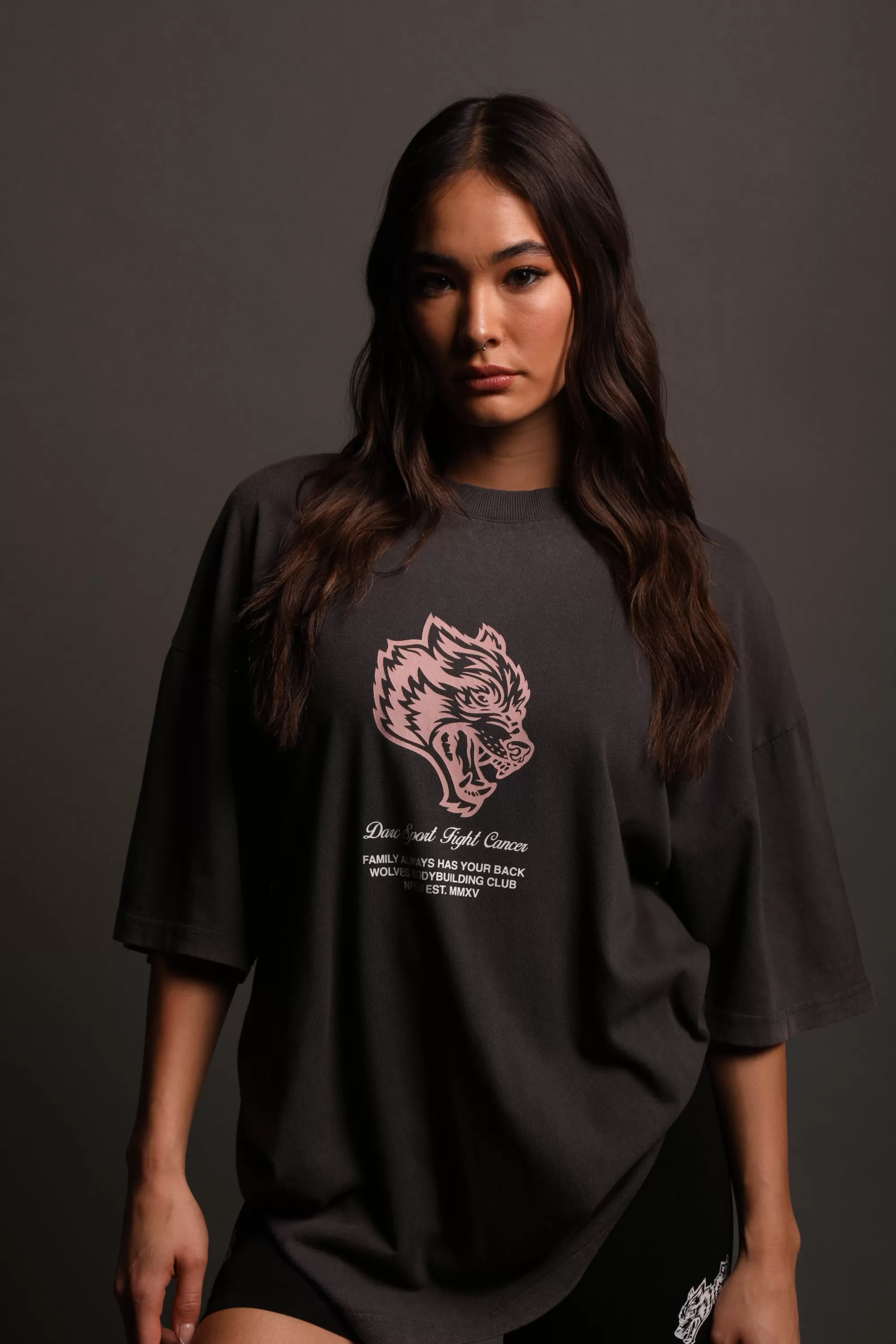 Cheap Inner Strength "Premium" Oversized Unisex Tee In Wolf Gray Men Premium/Oversized Tees