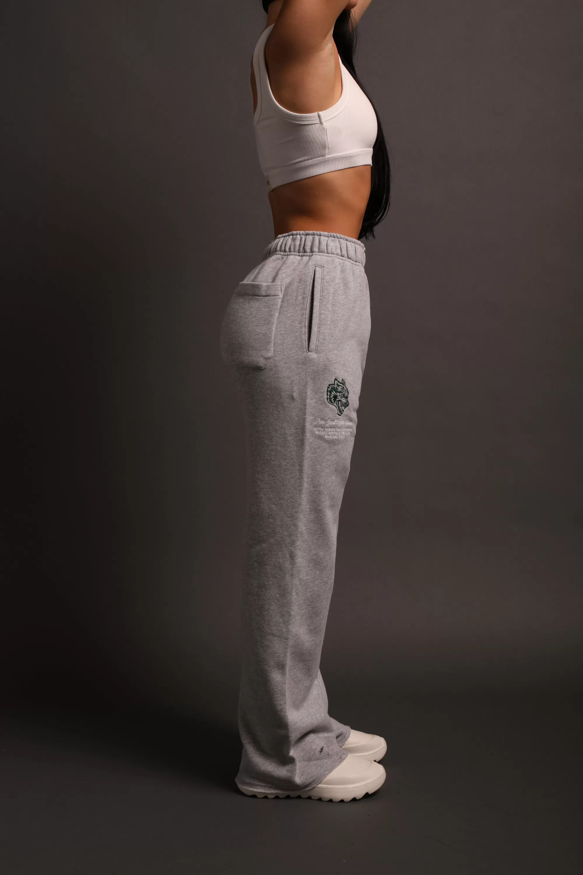 Sale Inner Strength She Big Cozy Sweats In Light Athletic Gray Women Bottoms