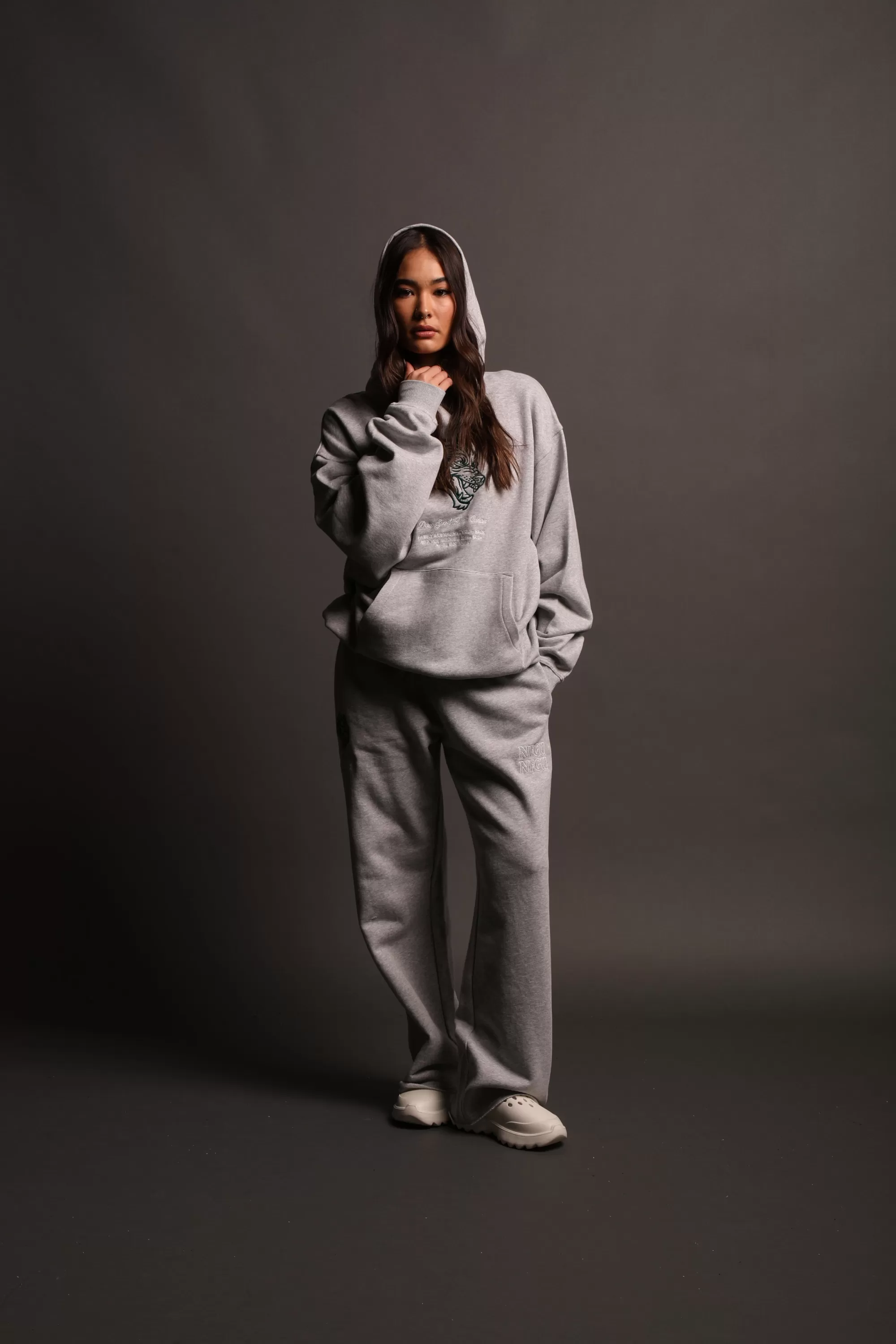 Sale Inner Strength She Big Cozy Sweats In Light Athletic Gray Women Bottoms