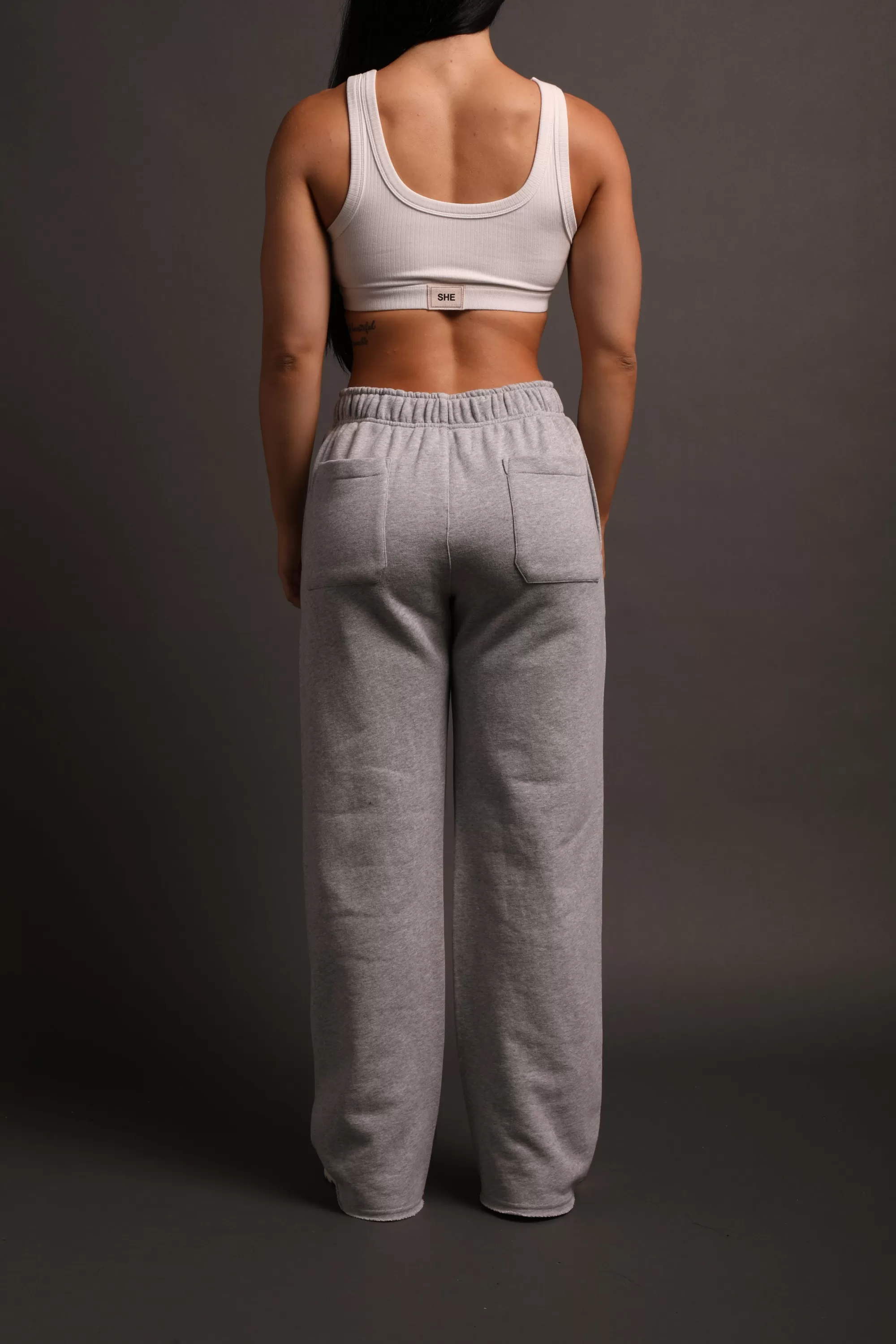 Sale Inner Strength She Big Cozy Sweats In Light Athletic Gray Women Bottoms