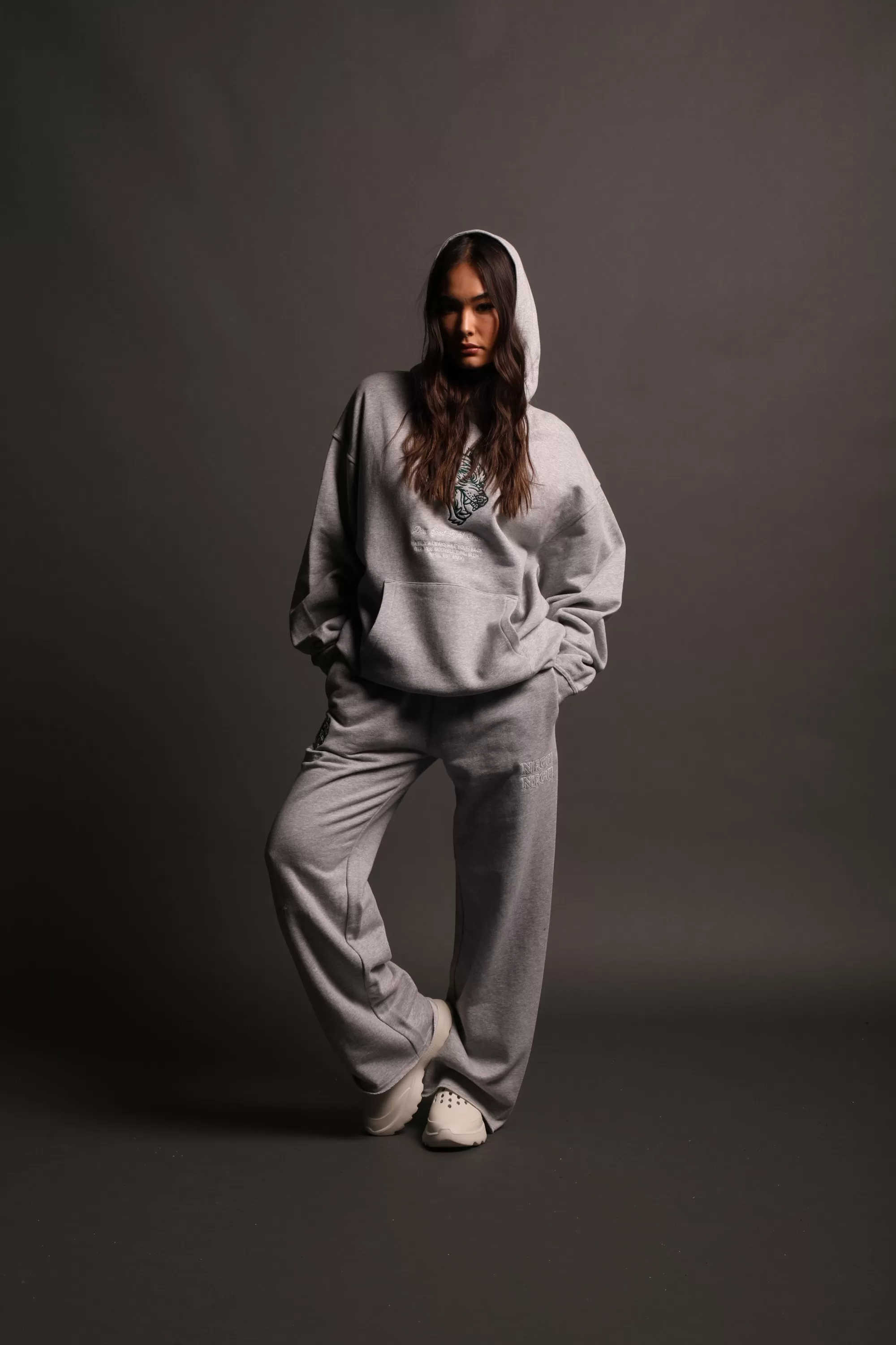Sale Inner Strength She Big Cozy Sweats In Light Athletic Gray Women Bottoms