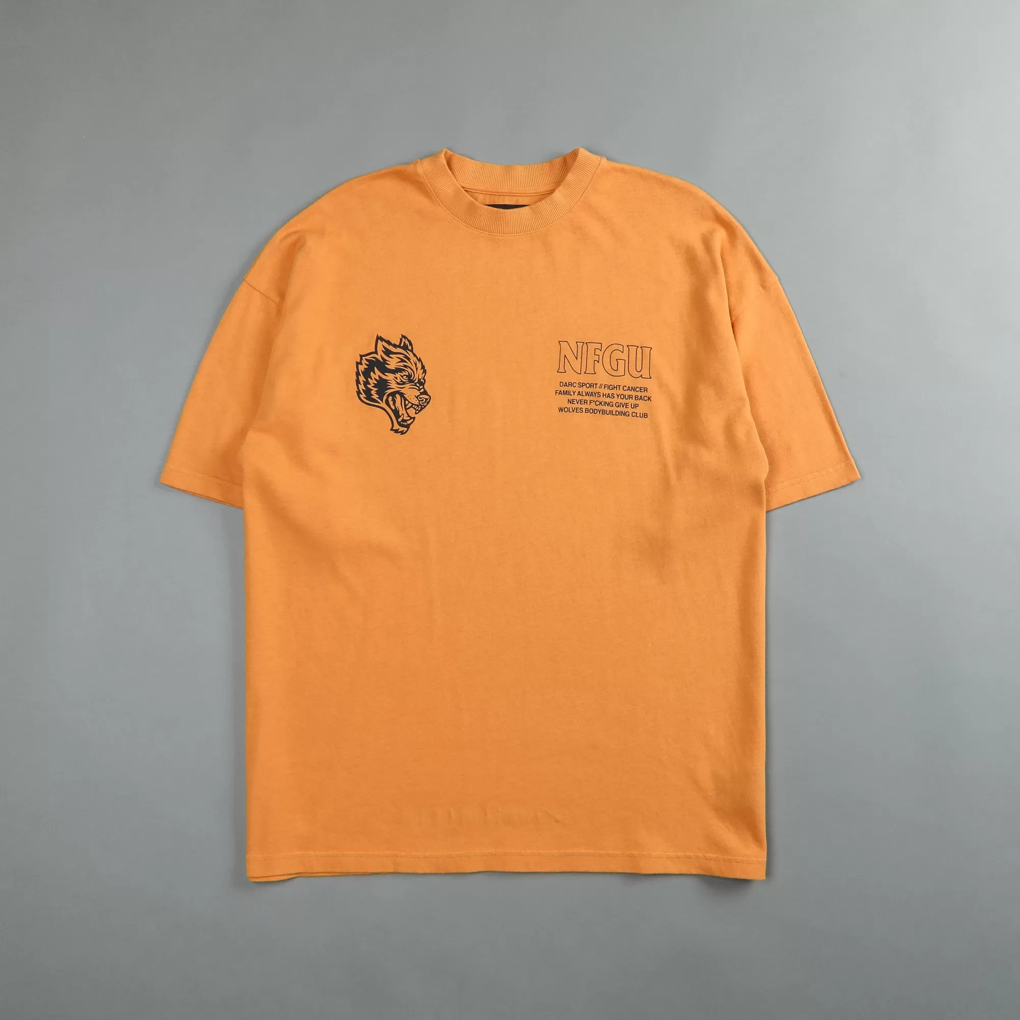 New Keep Fighting "Premium" Oversized Tee In Vintage Gold Men Premium/Oversized Tees
