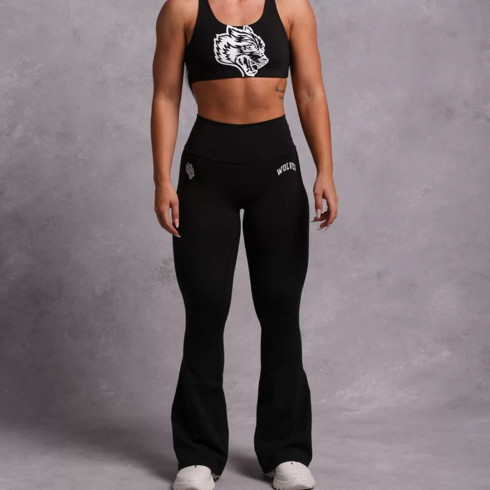 Outlet Loyalty "Georgia" Energy Flare Leggings In Black Women Bottoms