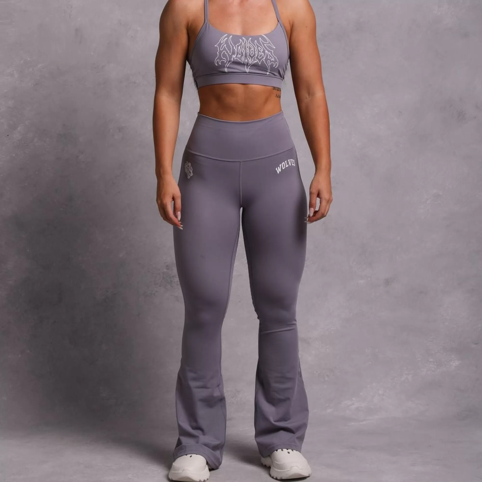 Shop Loyalty "Georgia" Energy Flare Leggings In Norse Purple Women Bottoms