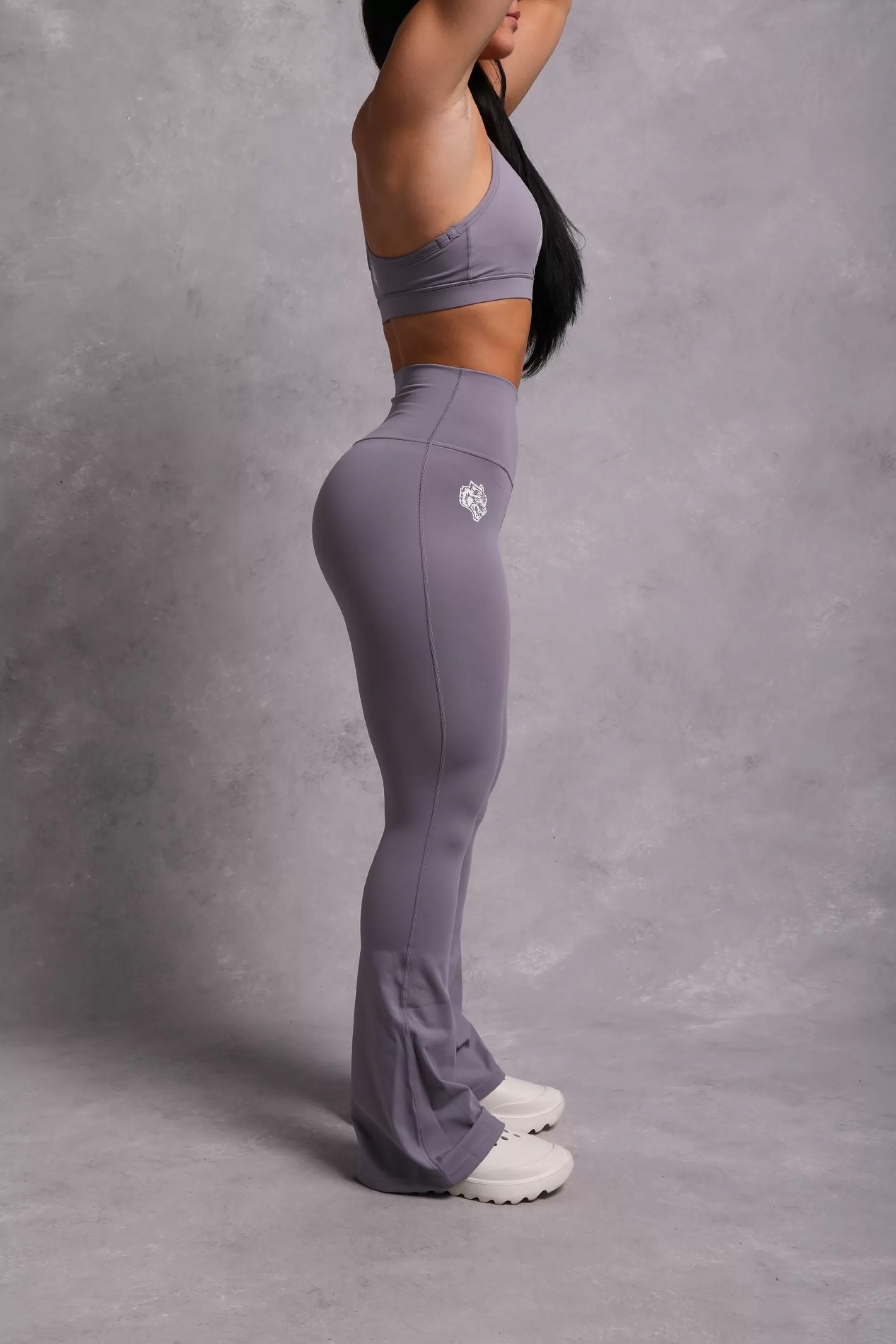 Shop Loyalty "Georgia" Energy Flare Leggings In Norse Purple Women Bottoms