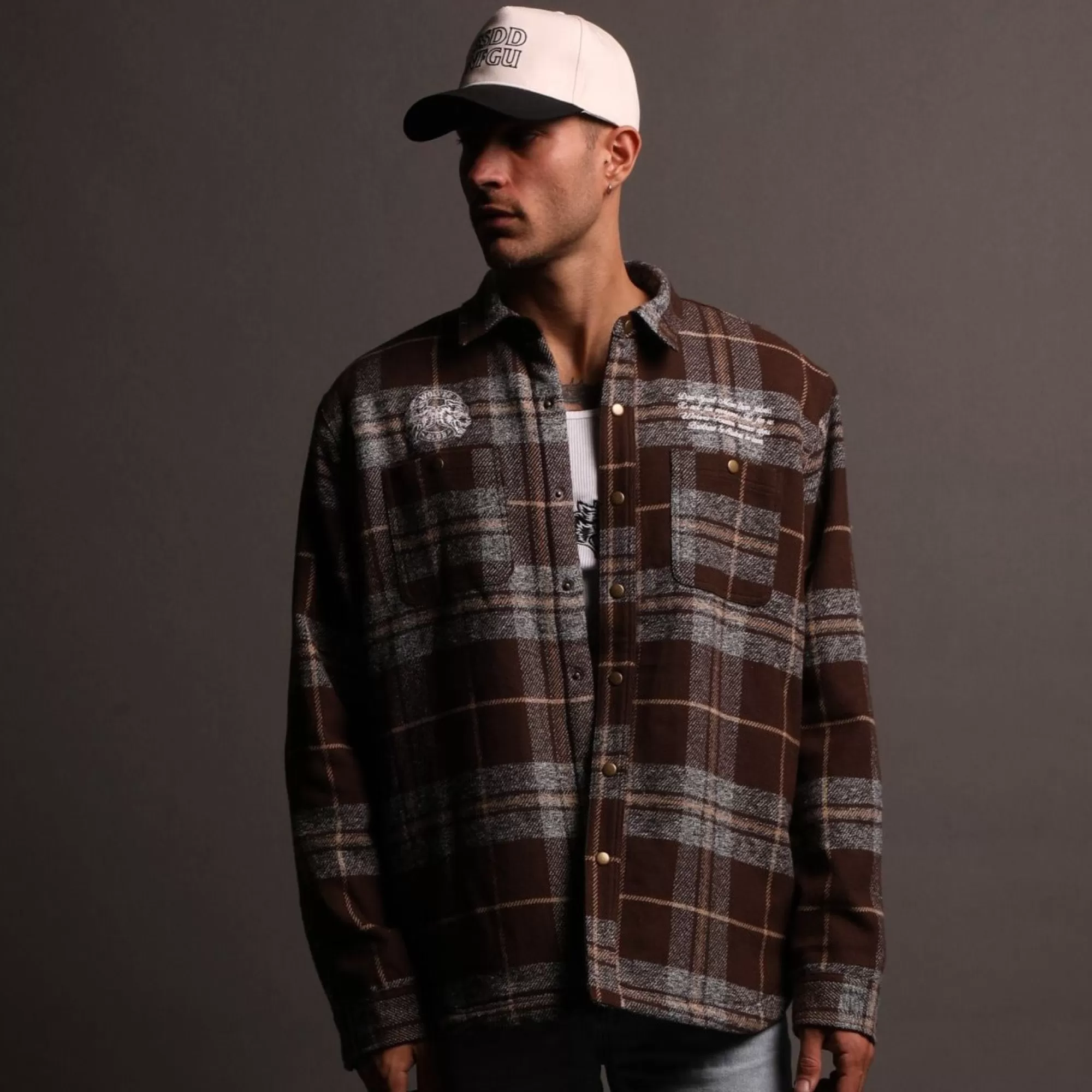 Fashion Marked Seattle Sherpa Lined Flannel In Frontier Plaid Men Jackets/Outerwear