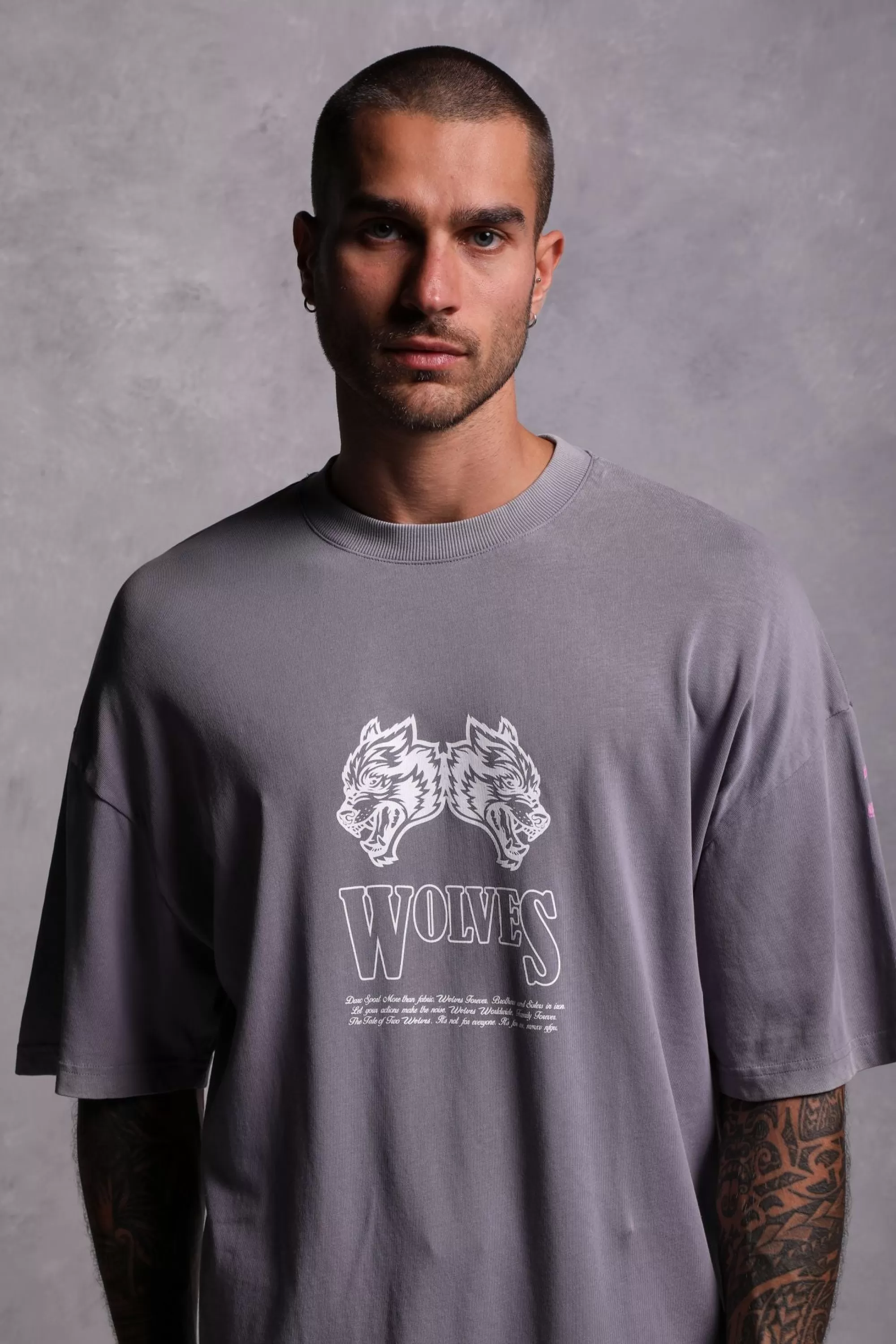Cheap Moth To A Flame "Premium Vintage" Oversized Unisex Tee In Purple Stone Women Tops