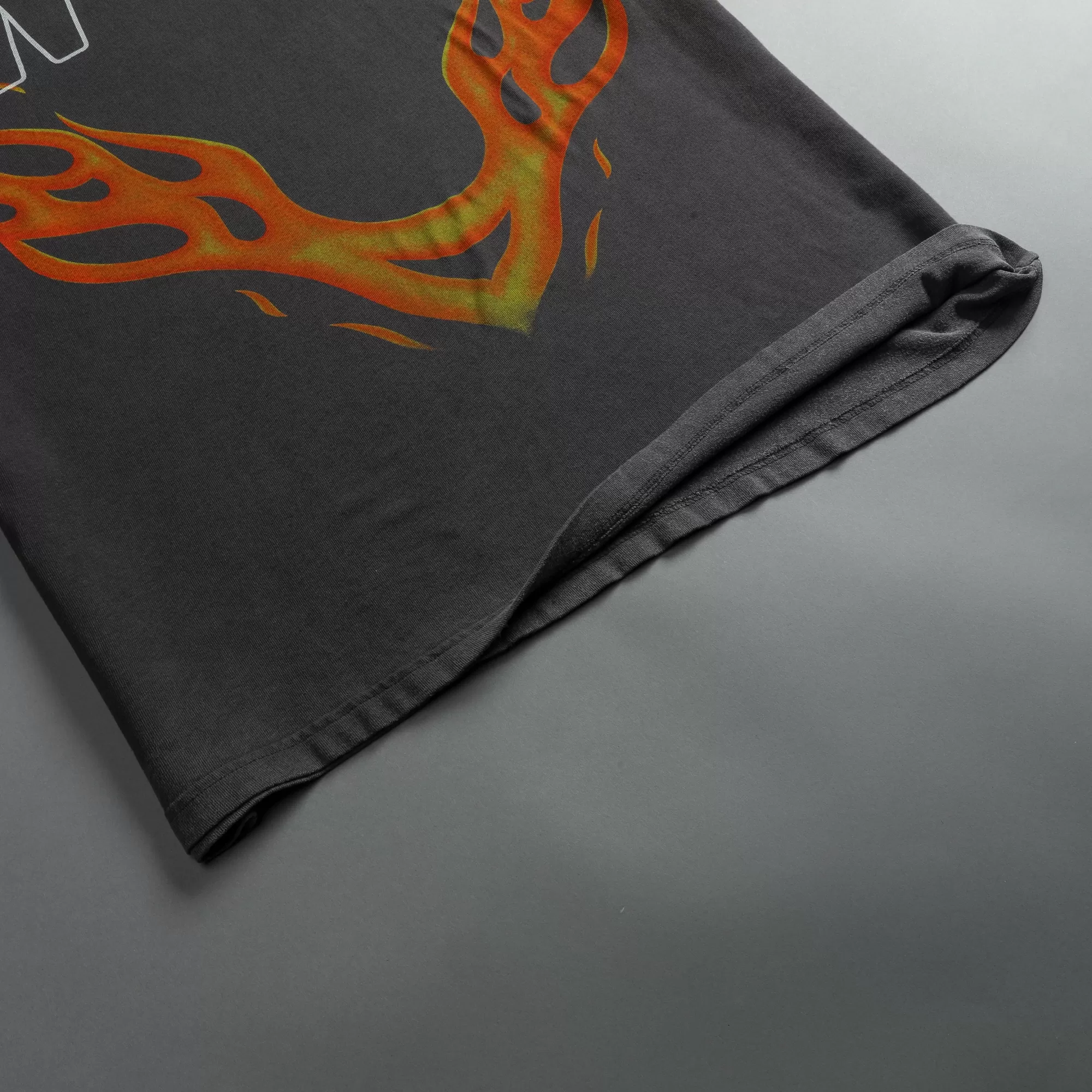 Sale Moth To A Flame "Premium Vintage" Oversized Unisex Tee In Wolf Gray Men Premium/Oversized Tees