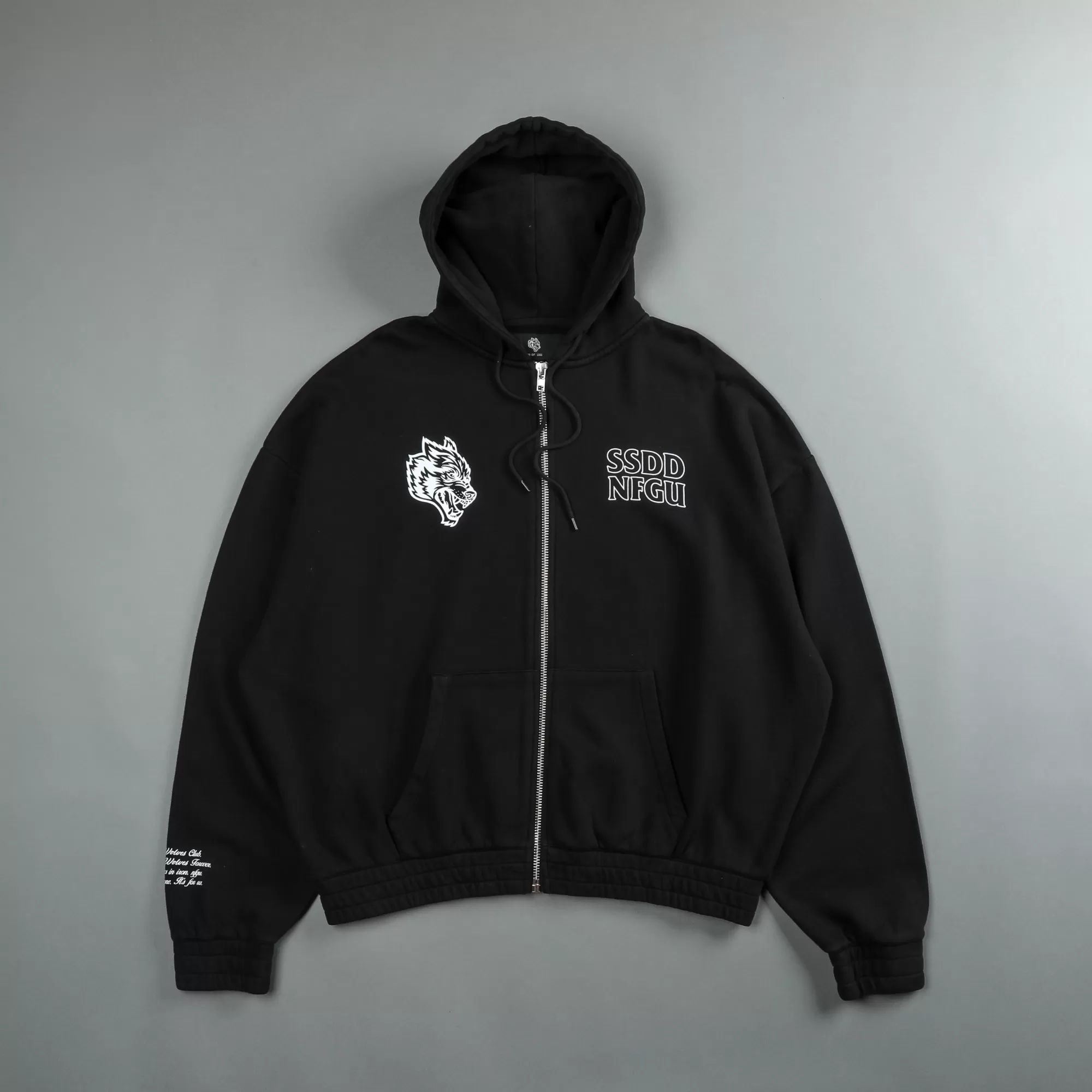 Online Nfgu Until Valhalla "Chambers" Zip Hoodie In Black Men Zip Up Hoodies