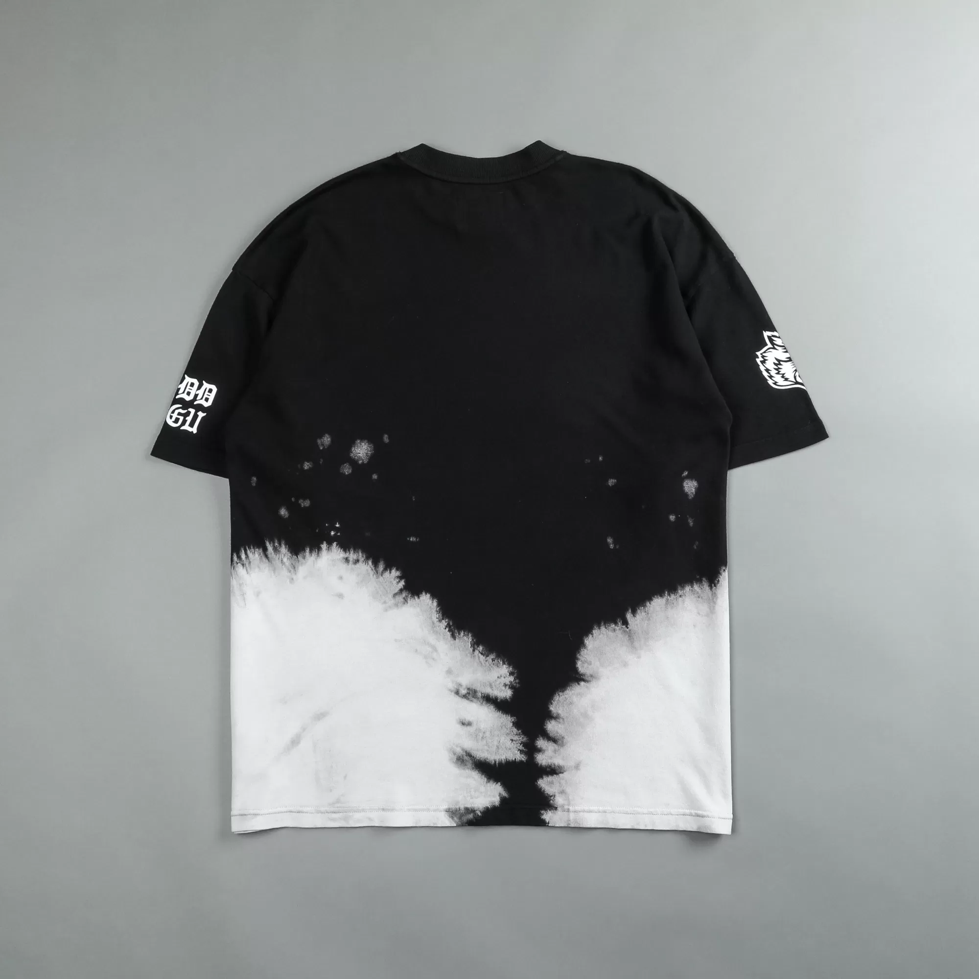 Best Sale Norse Blood Thirsty "Premium Vintage" Oversized Tee In Black Beneath Us Acid Wash Men Premium/Oversized Tees