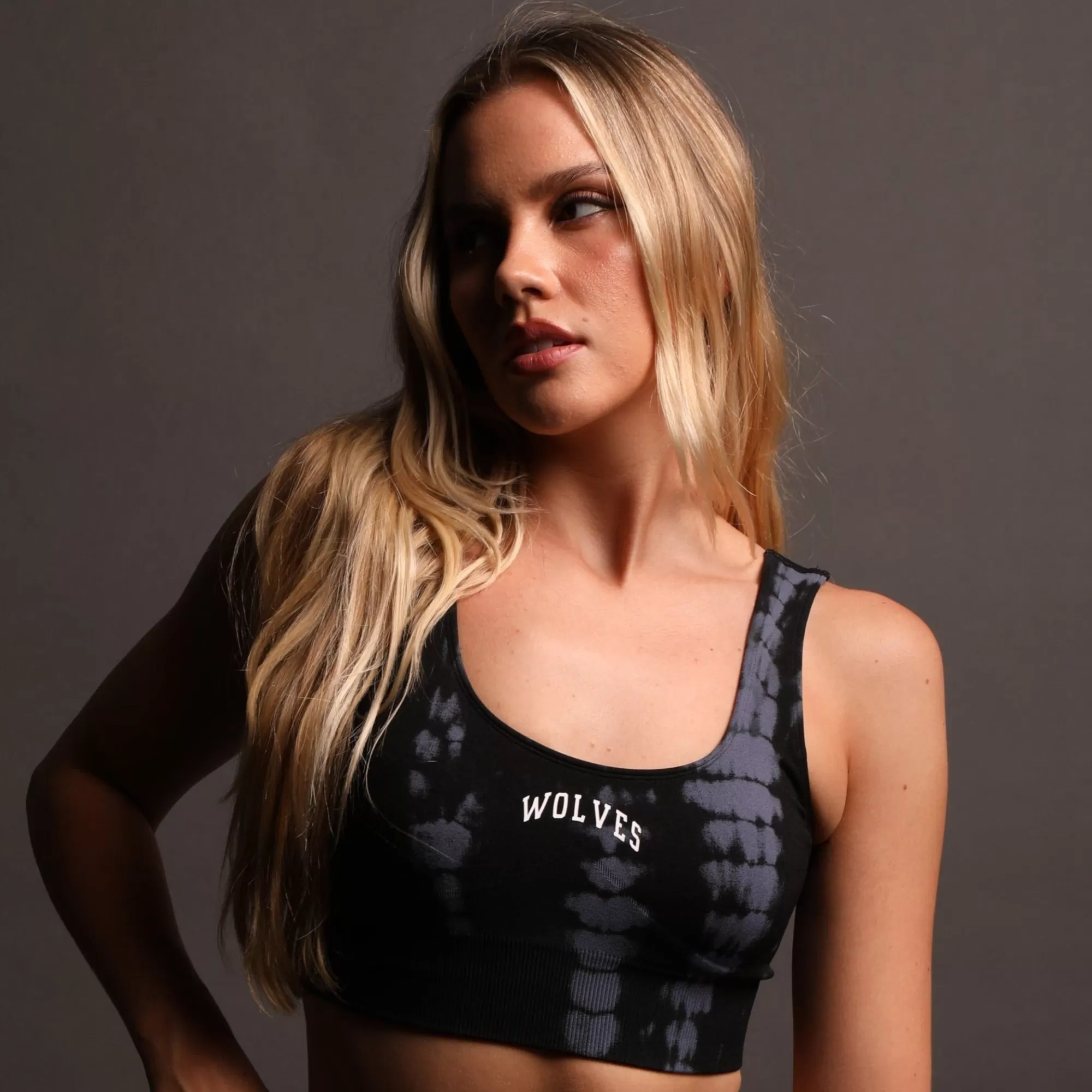 Hot Single "Everson Seamless" Katya Ots Bra In Tonal Midnight Blue Serpent Women Seamless