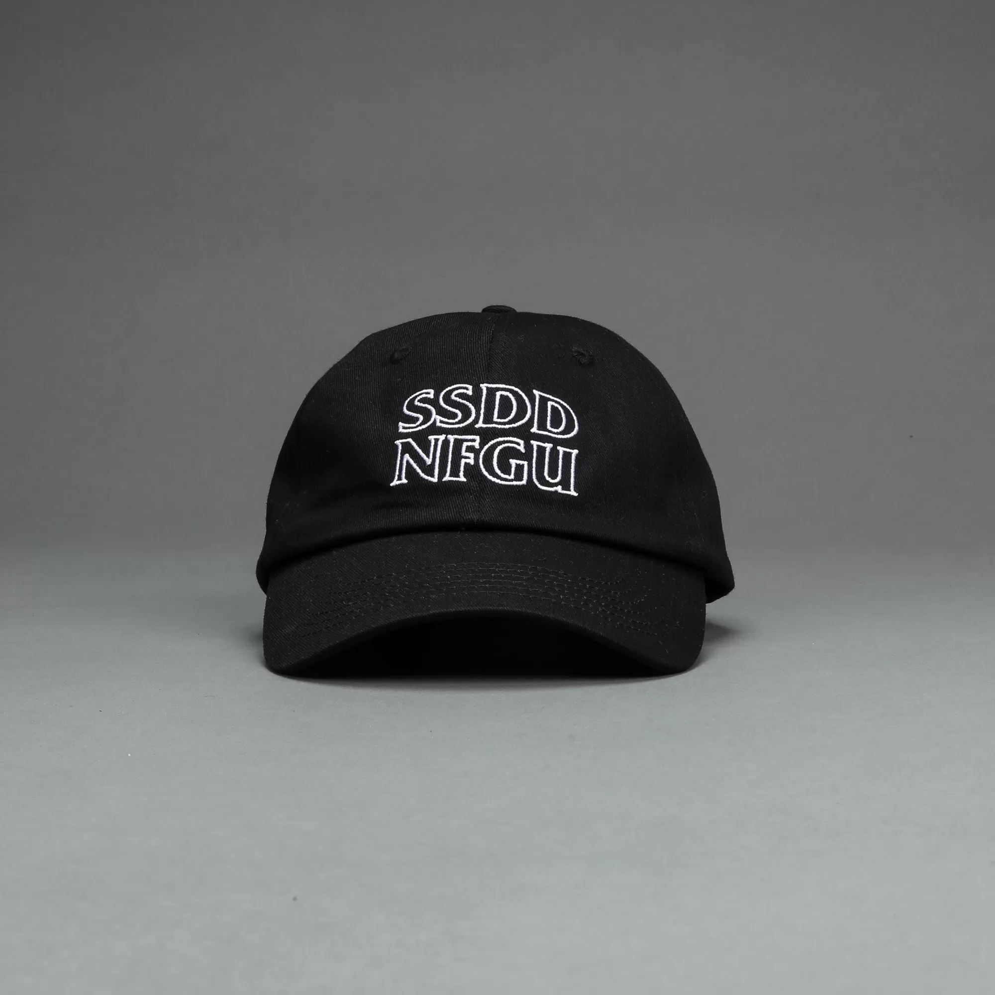 Clearance Ssdd Nfgu Dad Hat In Black Headwear