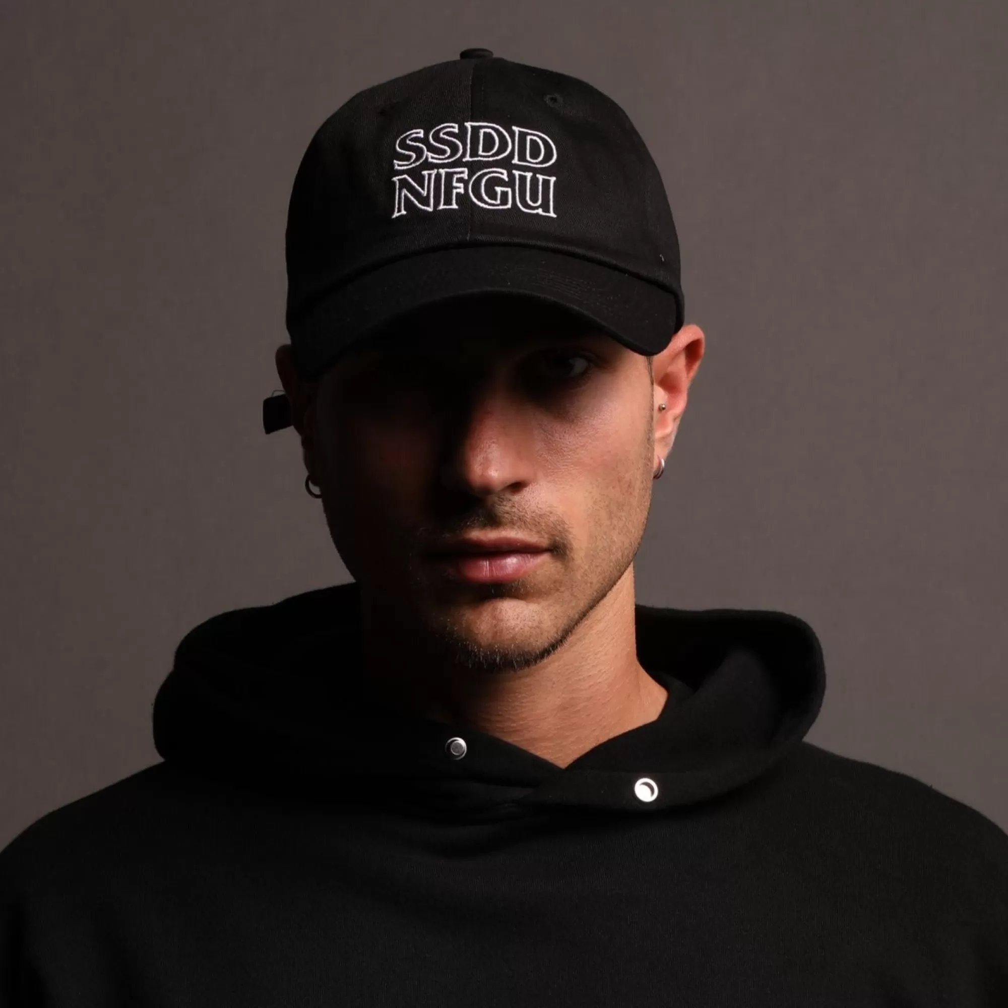 Clearance Ssdd Nfgu Dad Hat In Black Headwear