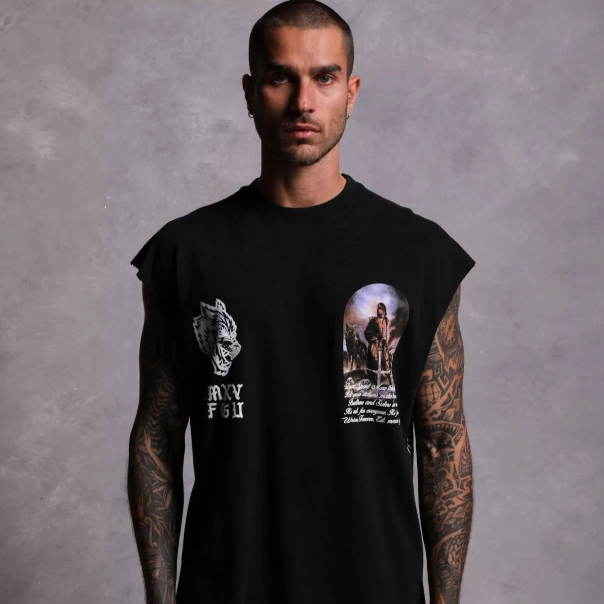Store Still Standing "Premium Vintage" Muscle Tee In Black Men Tanks/Muscle Tees