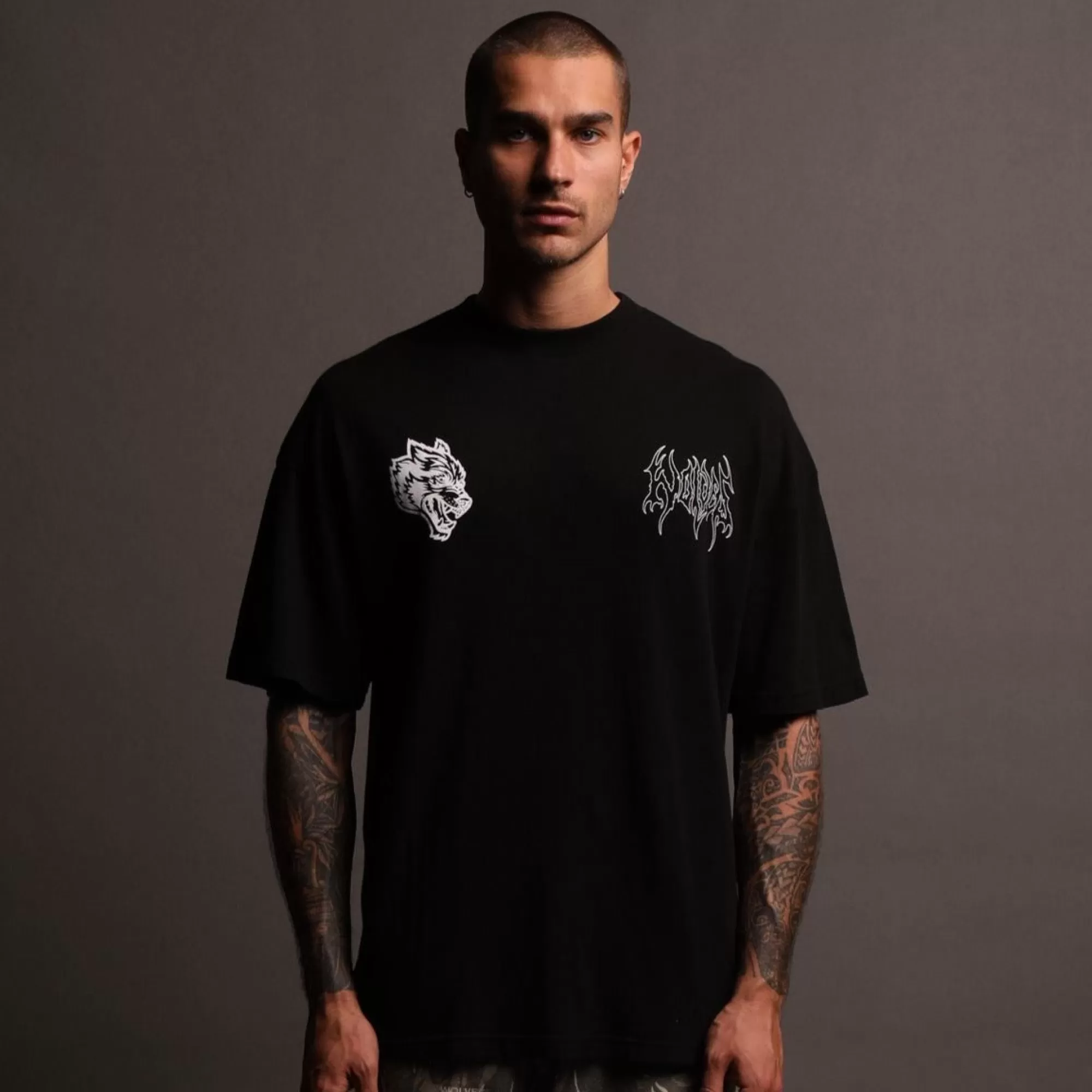 Cheap The Hammer "Premium" Oversized Unisex Tee In Black Men Premium/Oversized Tees
