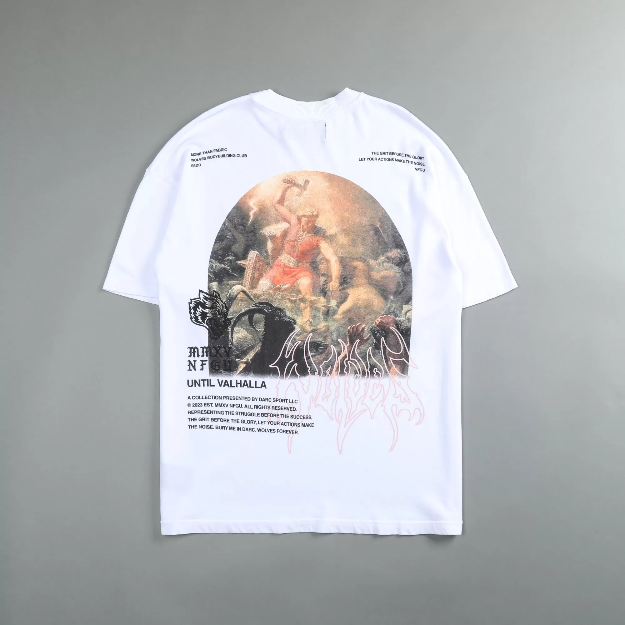 Outlet The Hammer "Premium" Oversized Unisex Tee In White Men Premium/Oversized Tees