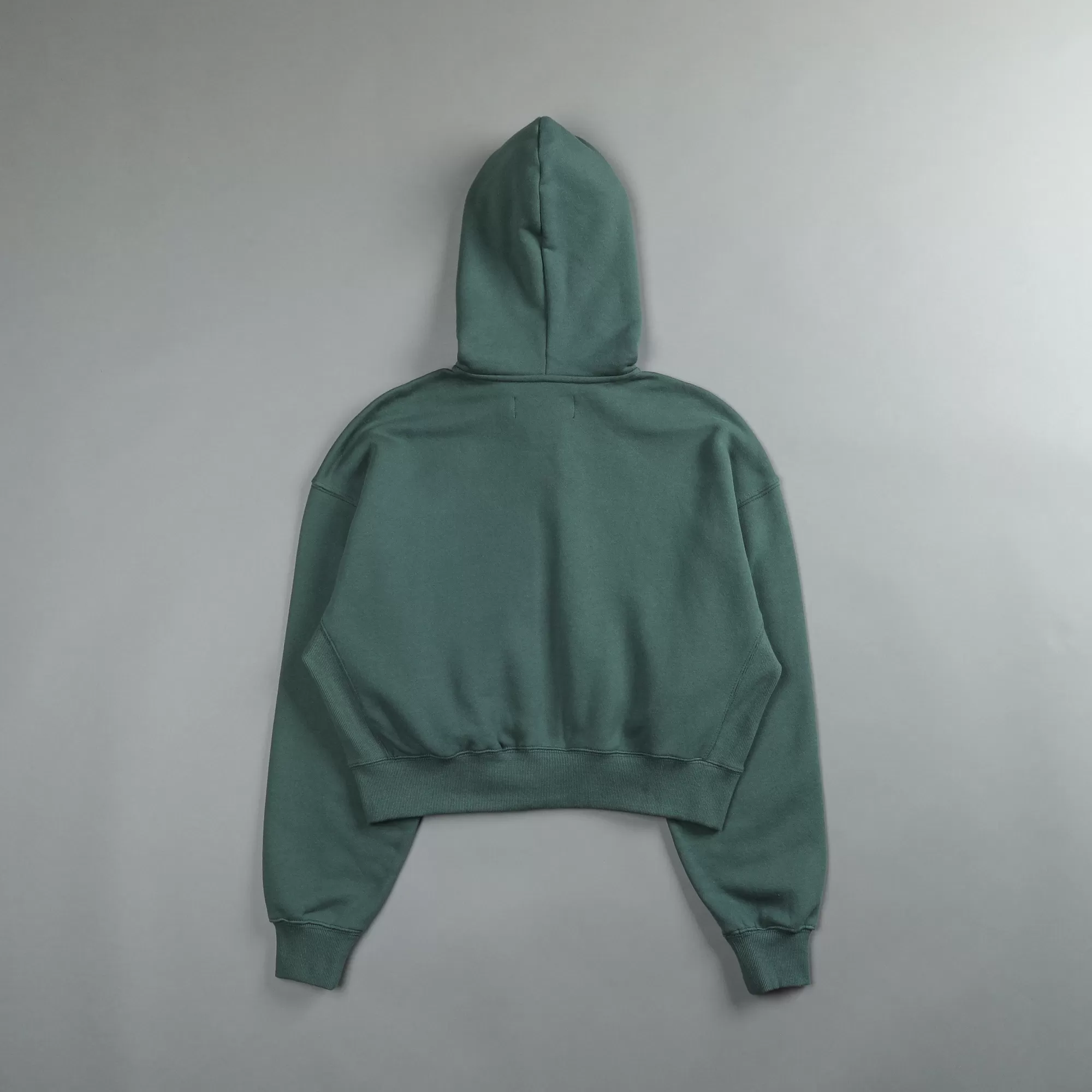 Clearance The Spirit "Sage" (Cropped) Zip Hoodie In Norse Green Women Tops