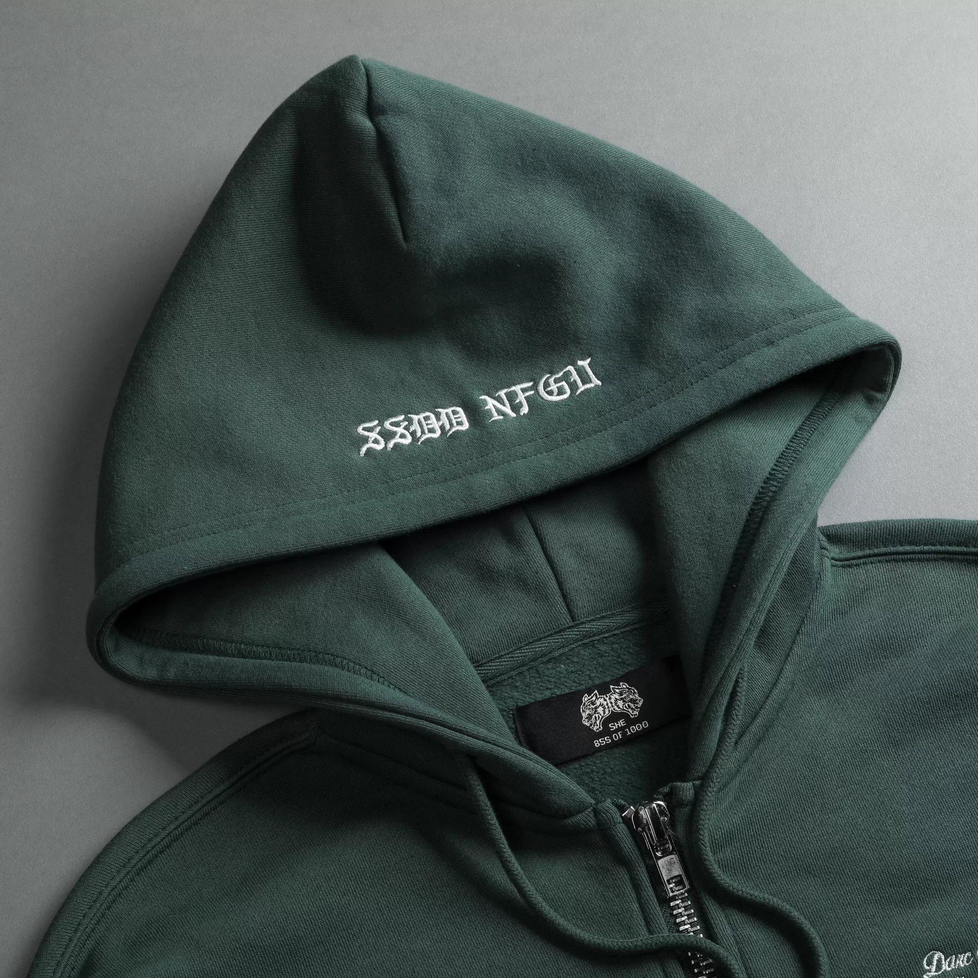 Clearance The Spirit "Sage" (Cropped) Zip Hoodie In Norse Green Women Tops