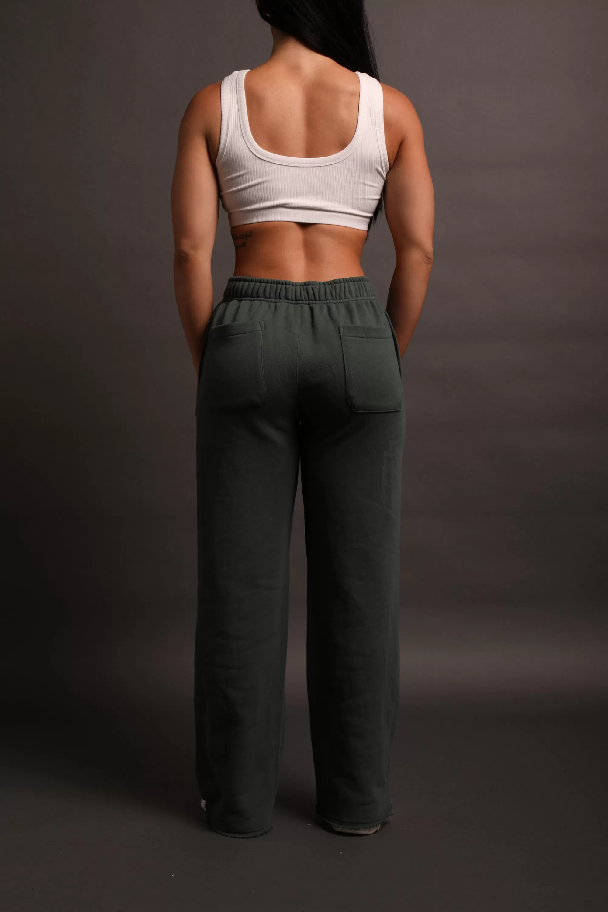 Outlet The Spirit She Big Cozy Sweats In Norse Green Women Bottoms