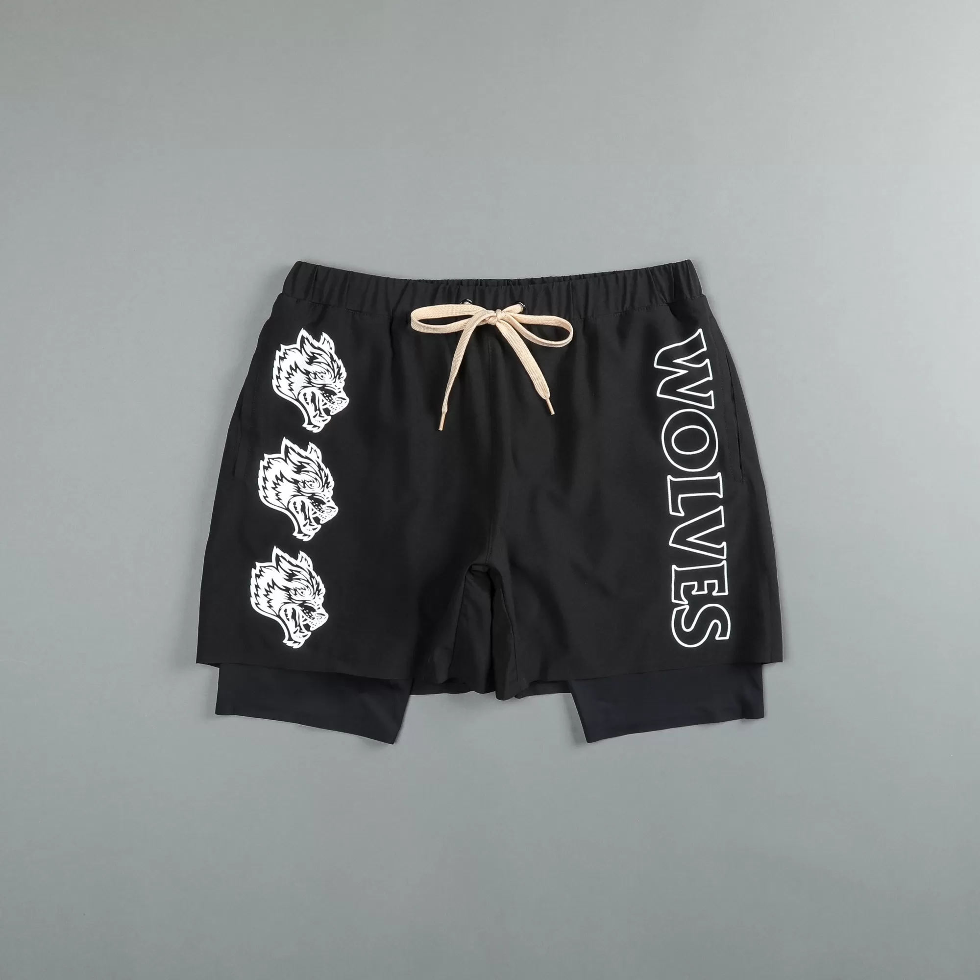 Outlet Try Us Compression Shorts In Black Men Shorts