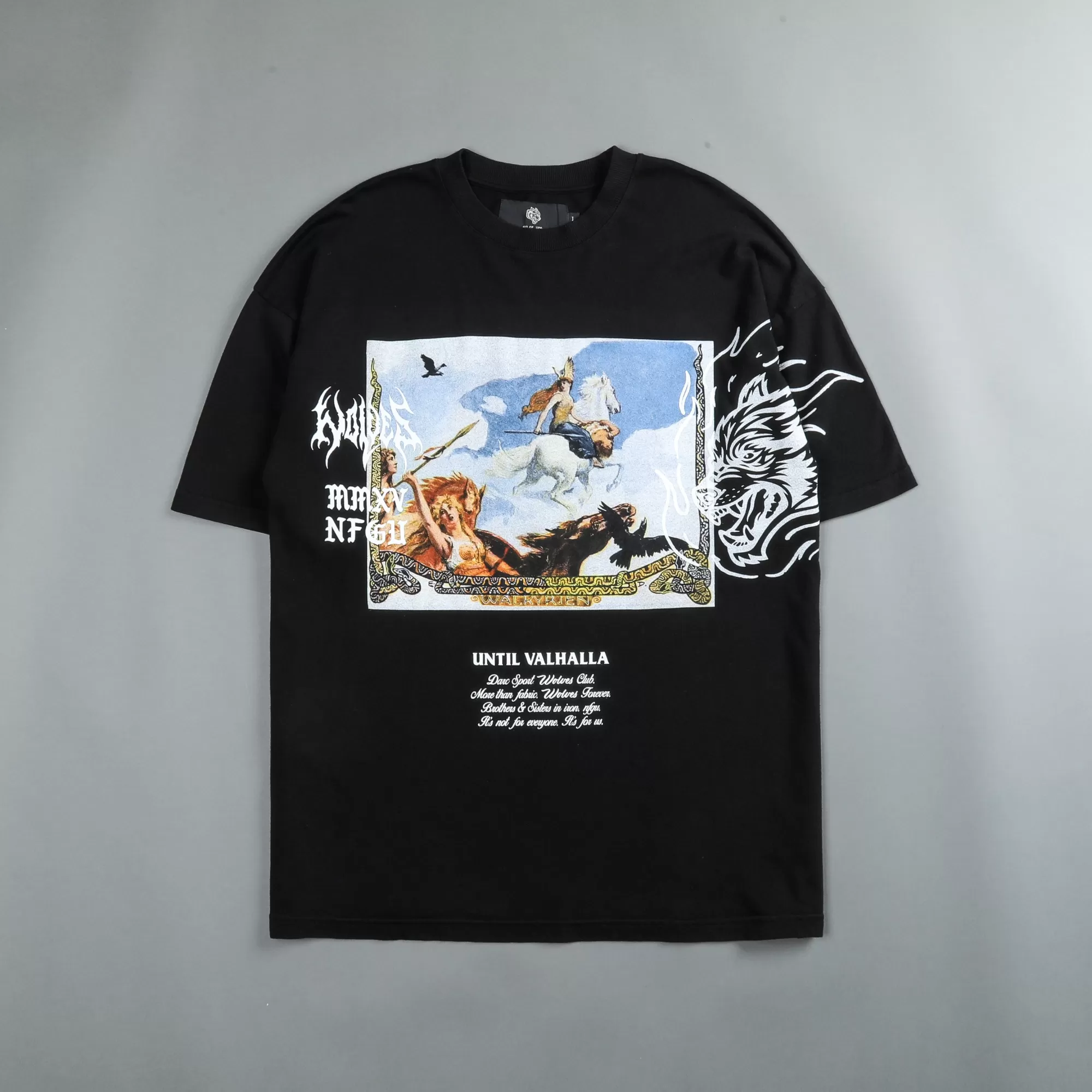 Shop Until Our End "Premium" Oversized Tee In Black Men Premium/Oversized Tees