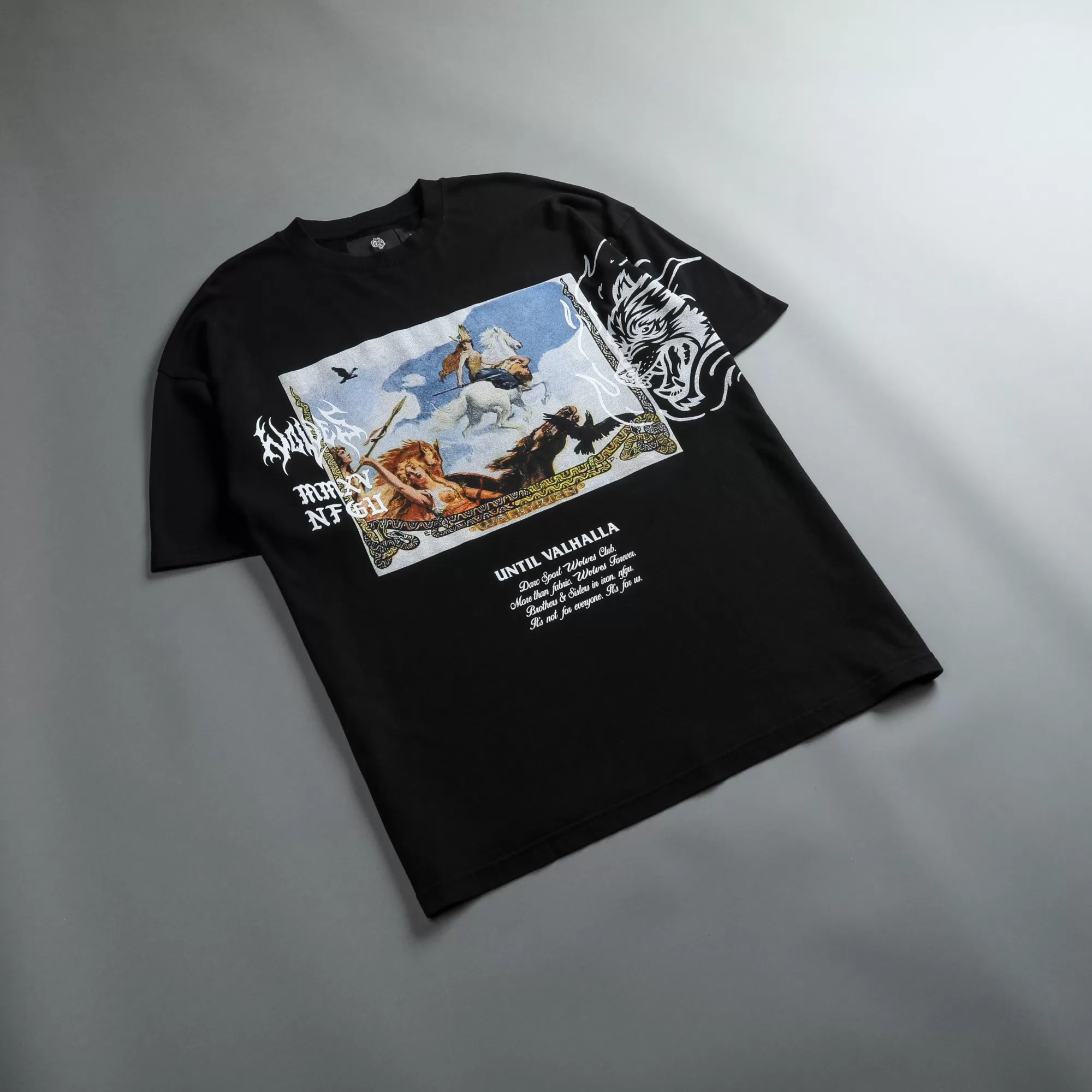 Shop Until Our End "Premium" Oversized Tee In Black Men Premium/Oversized Tees