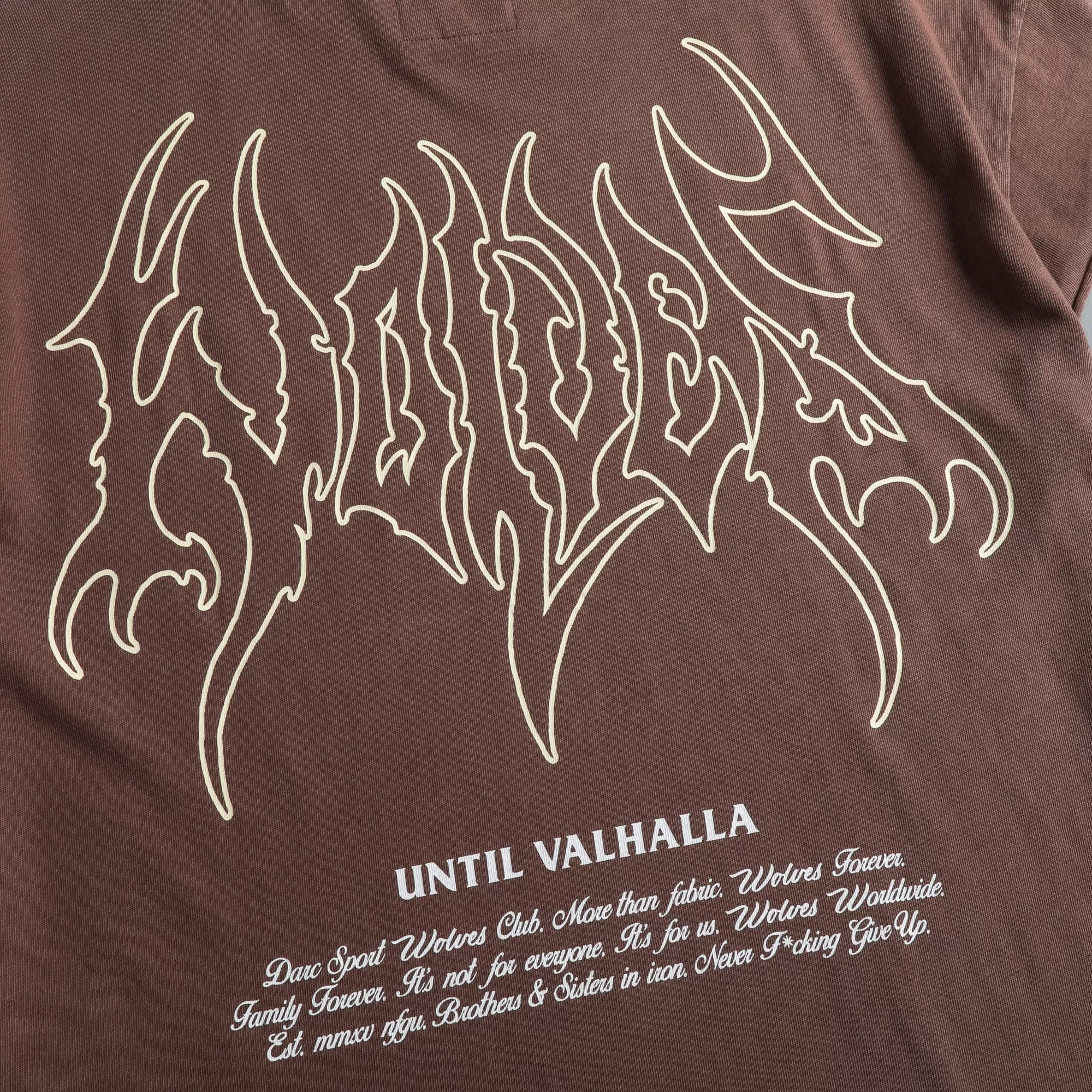 Best Sale Until Valhalla "Premium Vintage" (Cap Sleeve) Tee In Norse Brown Men Cap Sleeve Tees