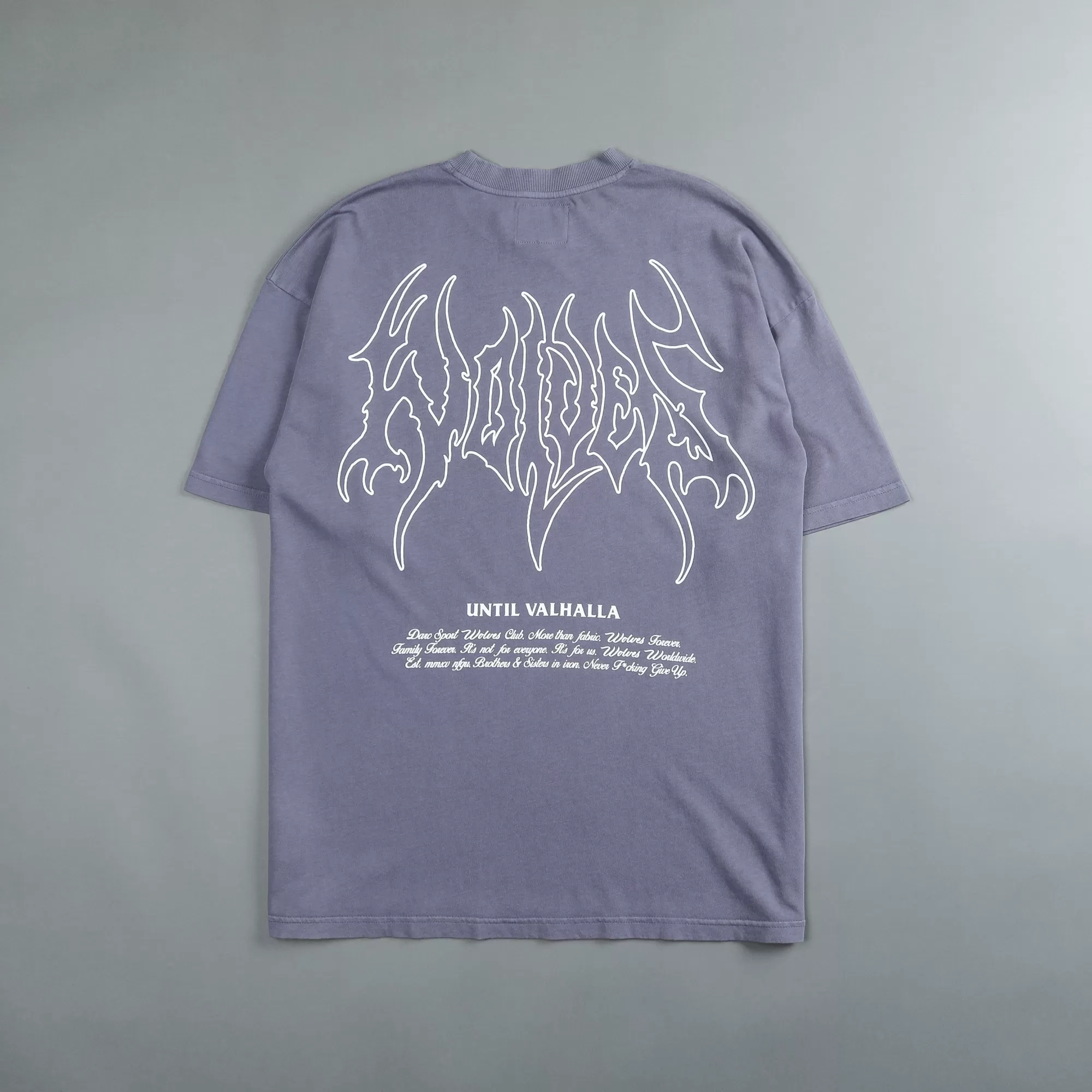 Shop Until Valhalla "Premium Vintage" Oversized Tee In Norse Purple Men Premium/Oversized Tees