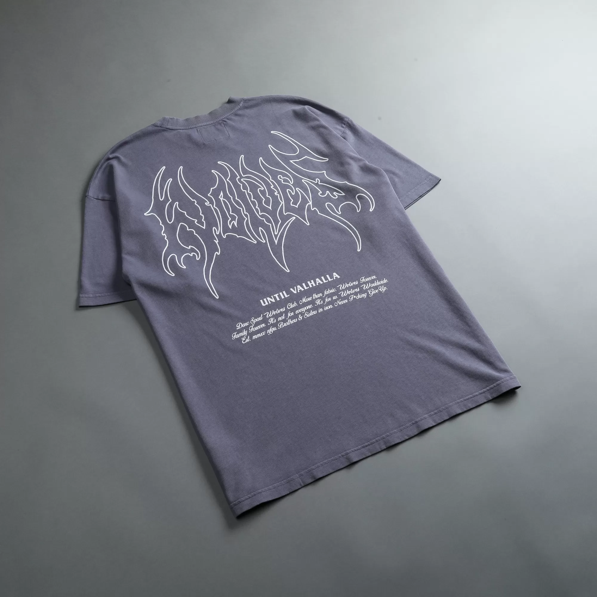 Shop Until Valhalla "Premium Vintage" Oversized Tee In Norse Purple Men Premium/Oversized Tees