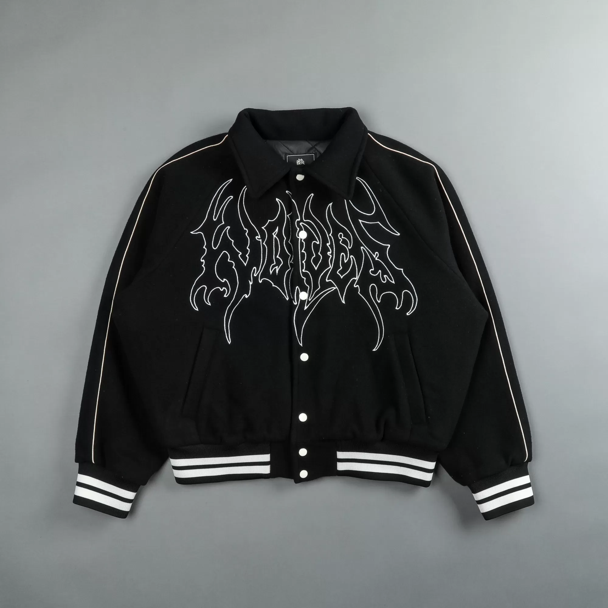 Cheap Until Valhalla Roxy Box Cut Rudy Lettermans Jacket In Black Men Jackets/Outerwear